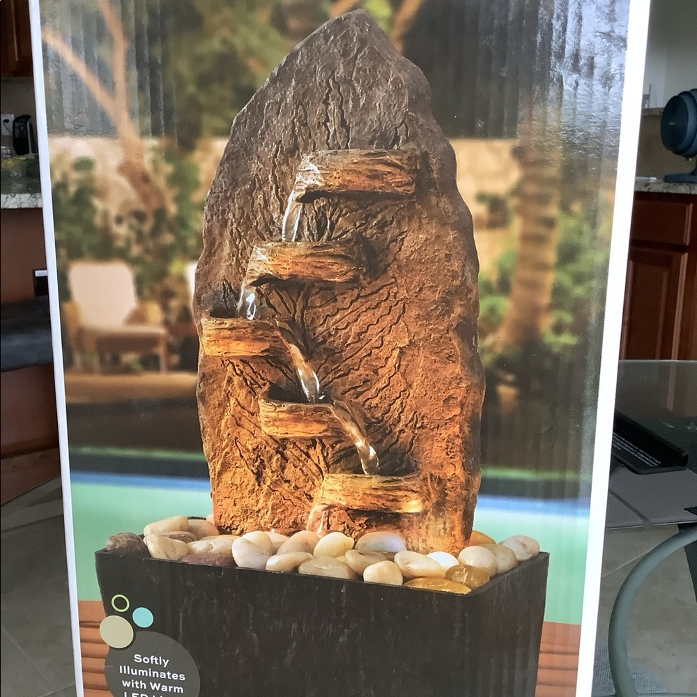 Tabletop fountains sold separately. New never taken out of box.